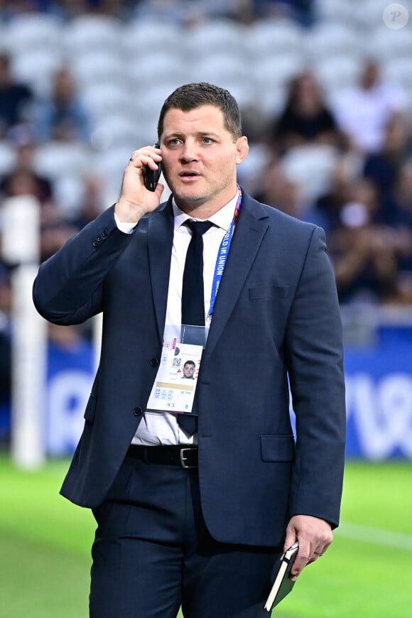 L'ancien rugbyman va commenter la finale de la Coupe du monde de rugby
 
Benjamin Kayser - Coupe du Monde de Rugby France 2023 du match de Poule A entre la France et l'Uruguay (27-12) au stade Pierre-Mauroy à Lille le 14 septembre 2023.