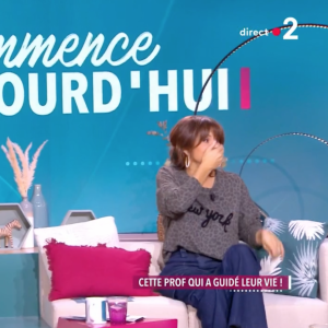 Grosse frayeur sur le plateau de "Ca commence aujourd'hui" sur France 2. Un objet est tombé et a fait hurler une invitée.