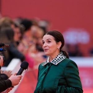 Juliette Binoche - Première du film "La Passion de Dodin Bouffant" lors du 18e Rome International Film Festival. Le 21 octobre 2023. © Mario Cartelli/SOPA Images/ZUMA Press/Bestimage