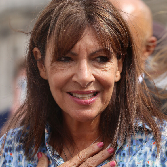 Anne Hidalgo - La maire de Paris lors de la commémoration du 50ème anniversaire du coup d'état au Chili à la Mairie de Paris. Le 11 septembre 2023 © Jonathan Rebboah / Panoramic / Bestimage