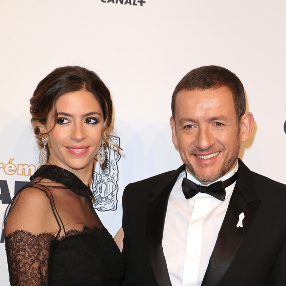 Dany Boon (porte le ruban maintenant on agit) et Yaël - Photocall lors de la 43ème cérémonie des Cesar à la salle Pleyel à Paris, le 2 mars 2018. © Dominique Jacovides - Olivier Borde / Bestimage 