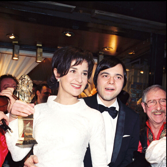 Valérie Lemercier et Bertrand Burgalat en 1996