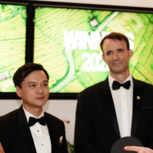 Le prince de Galles s'est envolé à l'autre bout du globe pour assister à la troisième cérémonie des Earthshot Prize.
Le prince William - Cérémonie de remise des prix Earthshot 2023 au Théâtre Mediacorp à Singapour, le 7 novembre 2023.