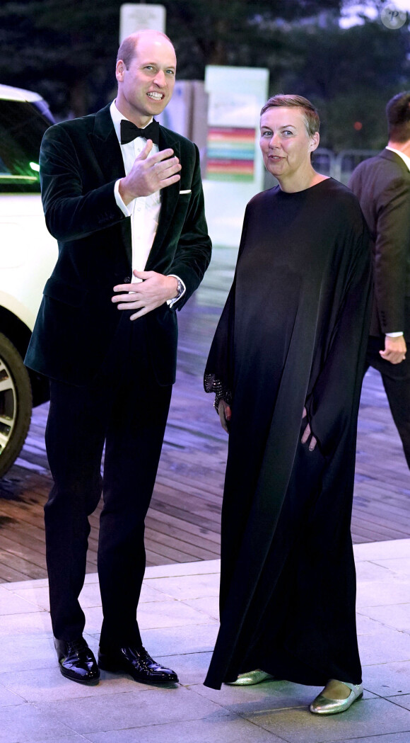 Le prince William - Cérémonie de remise des prix Earthshot 2023 au Théâtre Mediacorp à Singapour, le 7 novembre 2023.