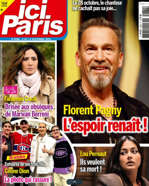 Magazine "Ici Paris", en kiosques le 8 novembre 2023.