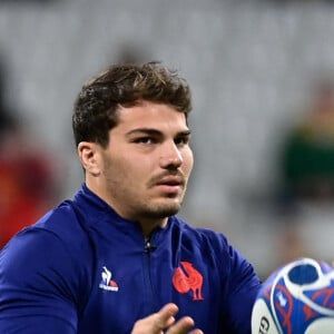 Antoine Dupont ( 9 - France ) - - Coupe du Monde de Rugby France 2023 - Match de quart de finale "France-Afrique du Sud (28-29)" au Stade de France à Saint-Denis 15 octobre 2023.