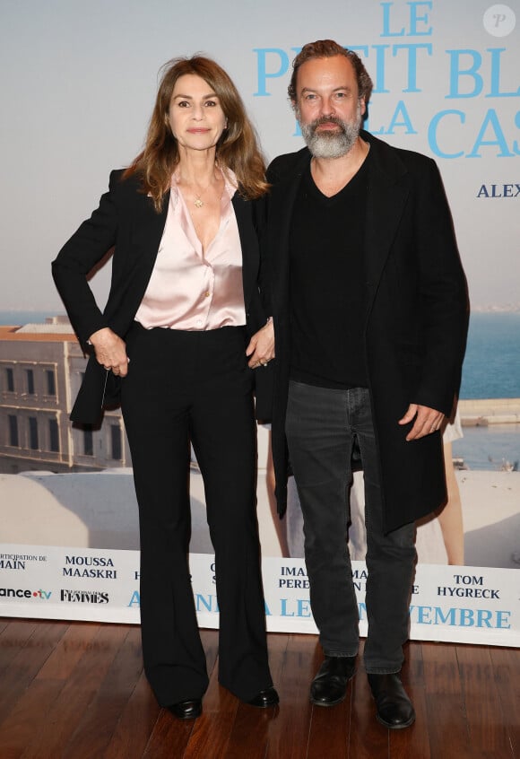 Valérie Kaprisky et Patrick Mille - Avant-première du film "Le petit blond de la Casbah" au cinéma Publicis à Paris. Le 8 novembre 2023 © Coadic Guirec / Bestimage