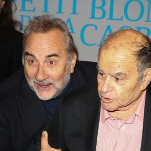 Antoine Dulery et Jean Benguigui - Avant-première du film "Le petit blond de la Casbah" au cinéma Publicis à Paris. Le 8 novembre 2023 © Coadic Guirec / Bestimage