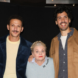 Le public français l'a connu, initialement, en tant que chroniqueur.
Vincent Dedienne, Isabelle Nanty et Rudy Milstein - Avant-première du film "Je ne suis pas un héros" à UGC Bercy à Paris le 7 novembre 2023. © Coadic Guirec / Bestimage