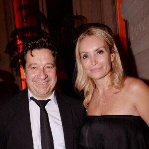 Exclusif - Laurent Gerra et sa femme Christelle Bardet - Moma Group fête son 10e anniversaire à l'hôtel Salomon de Rothschild à Paris. © Rachid Bellak/Bestimage