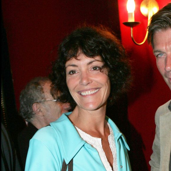 Caroline Tresca et Philippe Caroit - Générale de la pièce "Et après" au thépatre de la Gaîté Montparnasse le 10 octobre 2006