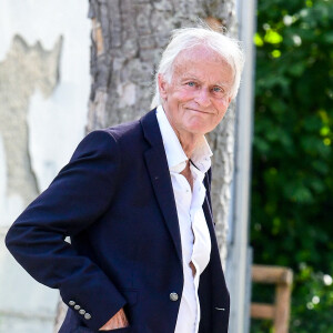 Dave - Mariage d'Hugues Aufray et de Murielle Mégevand à l'église Saint-Vigor de Marly-Le Roy, France, le 2 septembre 2023. 