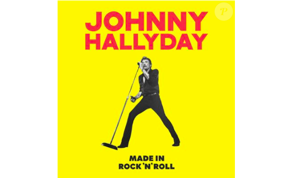 Pochette de l'album "Made in Rock'n'Roll" de Johnny Hallyday disponible ce 17 novembre 2023