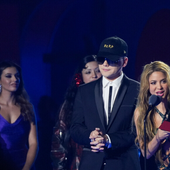 Shakira lors de la cérémonie des Latin Grammy Awards le 16 novembre 2023, à Séville, en Espagne.