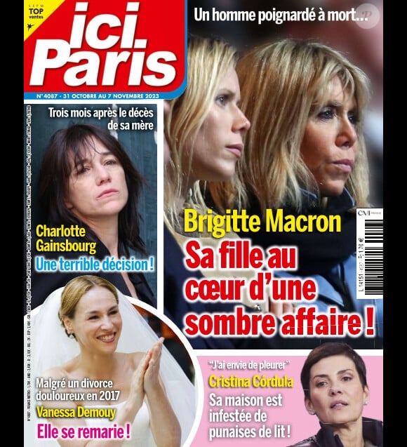 Brigitte Macron, magazine "Ici Paris", 31/10/2023.