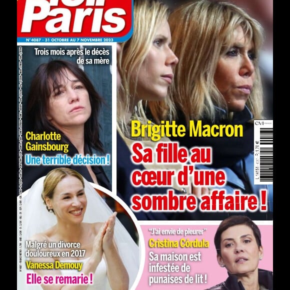 Brigitte Macron, magazine "Ici Paris", 31/10/2023.