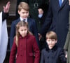 C'est pour cette raison qu'ils pourraient manquer le "Royal Variety Perfomance" jeudi.
Le prince George de Galles, la princesse Charlotte de Galles et le prince Louis de Galles - La famille royale d'Angleterre assiste au service religieux de Noël à l'église St Mary Magdalene à Sandringham, Norfolk, Royaume Uni.