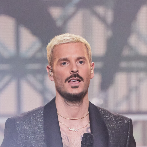 Exclusif - M.Pokora - Enregistrement de l'émission "Les 50 ans du Disco, les stars chantent pour le Sidaction" au Dôme de Paris, France, le 15 mars 2023, diffusée le 25 mars sur France 2. © Guirec-Moreau/Bestimage