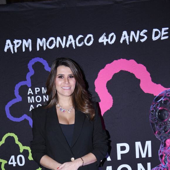 Exclusif - Karine Ferri - Dîner des 40 ans du bijoutier "APM Monaco" à l'hôtel Plaza Athénée à Paris, France, le 14 décembre 2022. © Rachid Bellak/Bestimage