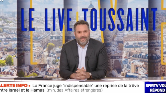 VIDEO Bruce Toussaint future star de TF1 : ses adieux très brefs pour sa dernière sur BFMTV