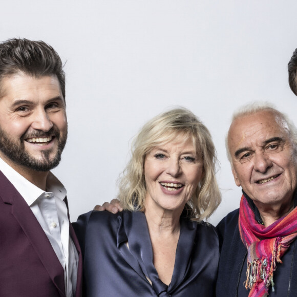 Exclusif -  Christophe Beaugrand, Chantal Ladesou, Michel Fugain, Marc-Antoine Le Bret - Enregistrement de l'émission "La chanson secrète", présentée par N.Aliagas et diffusée le 1er décembre sur TF1 © Guillaume Gaffiot-Cyril Moreau / Bestimage 