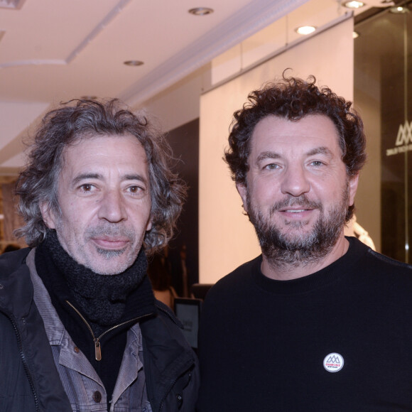 Exclusif - Eric Elmosnino, Sébastien Bismuth (PDG de Célio) - Celio renouvelle sa collaboration avec Chamonix Mont-Blanc pour l'hiver 2023 le 23 novembre 2023. © Rachid Bellak/Bestimage