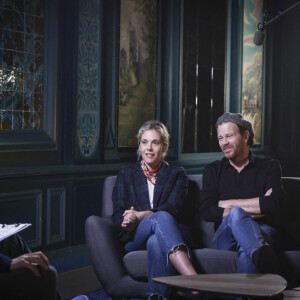 Exclusif - Alysson Paradis, Philippe Lelièvre - Enregistrement de l'émission "OlympiaScope", présentée par B.Montiel et diffusée le 4 décembre sur Olympia TV, une chaîne du groupe Canal+ et en replay sur myCANAL. Le 11 octobre 2023 © Jack Tribeca / Bestimage 