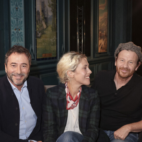 Exclusif - Bernard Montiel, Alysson Paradis, Philippe Lelièvre - Enregistrement de l'émission "OlympiaScope", présentée par B.Montiel et diffusée le 4 décembre sur Olympia TV, une chaîne du groupe Canal+ et en replay sur myCANAL. Le 11 octobre 2023 © Jack Tribeca / Bestimage 
