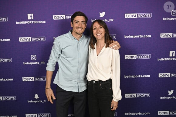 Exclusif - Claude Dartois et sa femme Virginie - Soirée du 10ème anniversaire de BeIn Sports à Paris le 1er juin 2022. 