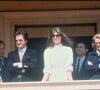 Le couple divorcera toutefois en 1980
Archive - Caroline de Monaco et Philippe Junot lors de leur première apparition officielle avec la famille de Monaco, Stéphanie, Grace, Caroline et le prince Rainier