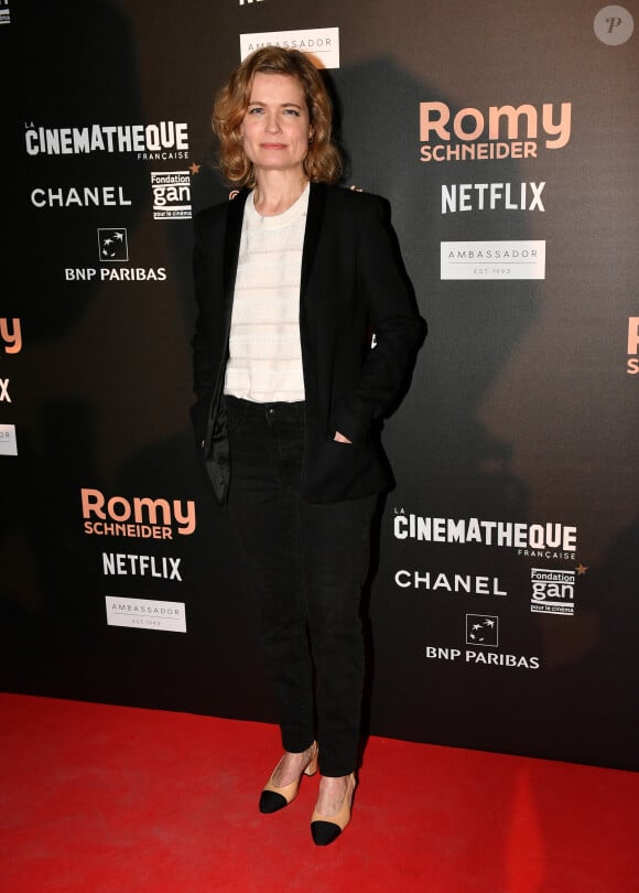 Sarah Biasini (fille de Romy Schneider) - Vernissage de l'exposition Romy Schneider à La Cinemathèque à Paris le 14 mars 2022. © Veeren/Bestimage 