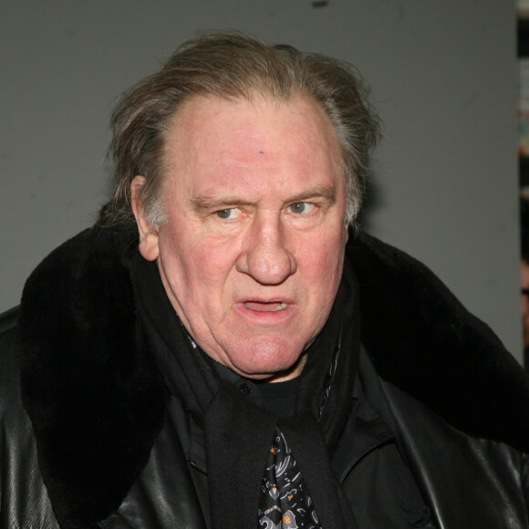 Gérard Depardieu - Salon du livre à la porte de Versailles à Paris le 18 mars 2018.
