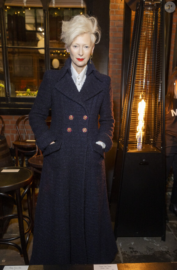 Tilda Swinton - Défilé de mode "Métiers d'art Chanel" à Manchester. Le 7 décembre 2023. © Olivier Borde / Bestimage