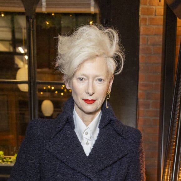 Tilda Swinton - Défilé de mode "Métiers d'art Chanel" à Manchester. Le 7 décembre 2023. © Olivier Borde / Bestimage