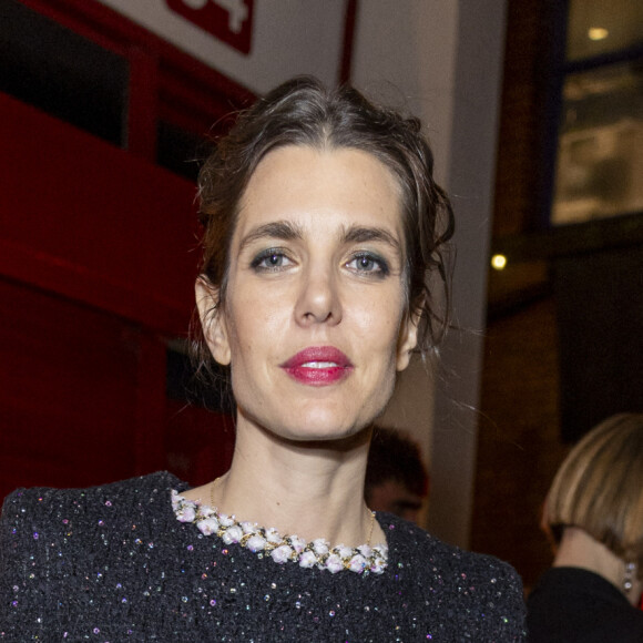 Charlotte Casiraghi - Défilé de mode "Métiers d'art Chanel" à Manchester. Le 7 décembre 2023. © Olivier Borde / Bestimage