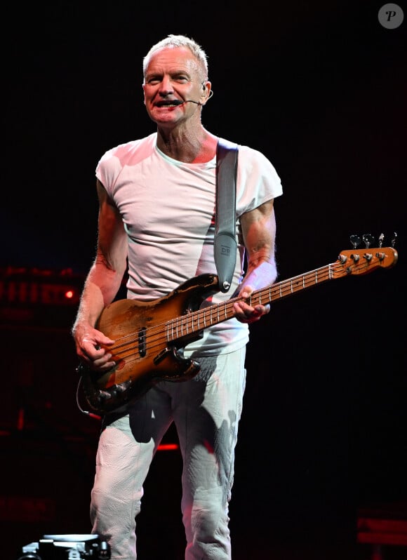 Sting en concert au Seminole Hard Rock Hotel & Casino à Hollywood en Floride le 12 septembre 2023. 