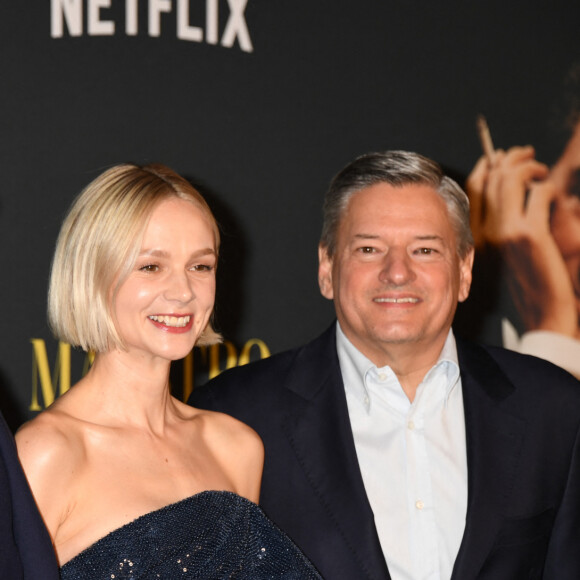 Carey Mulligan, Bradley Cooper et Ted Sarandos - Avant-première du film Netflix "Maestro" à Los Angeles le 12 décembre 2023