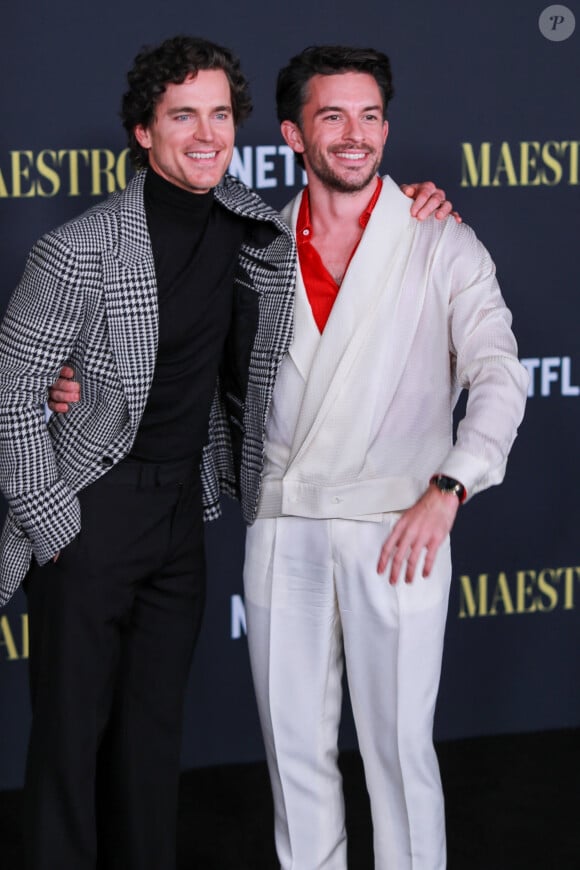 Matt Bomer, Jonathan Bailey - Avant-première du film Netflix "Maestro" à Los Angeles le 12 décembre 2023