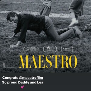Irina Shayk tellement fière des premiers pas de sa fille Lea de Seine dans le film "Maestro", réalisé et interprété par son ex et père de sa fille Bradley Cooper