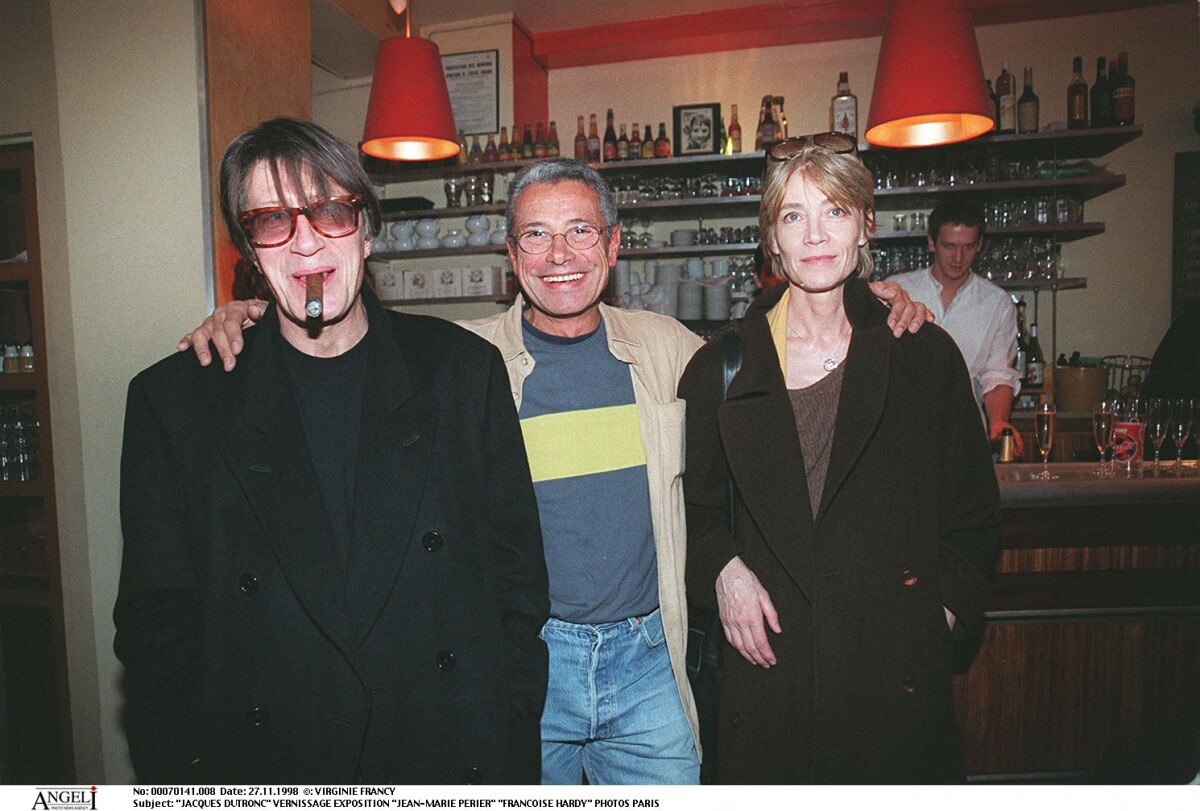 Photo Jacques Dutronc Jean Marie Périer Et Françoise Hardy En 1998