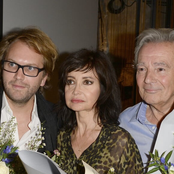 Florian Zeller, Pierre Arditi et sa femme Evelyne Bouix - Générale de la pièce de théâtre "Le Mensonge" au théâtre Edouard VII à Paris, le 14 septembre 2015.