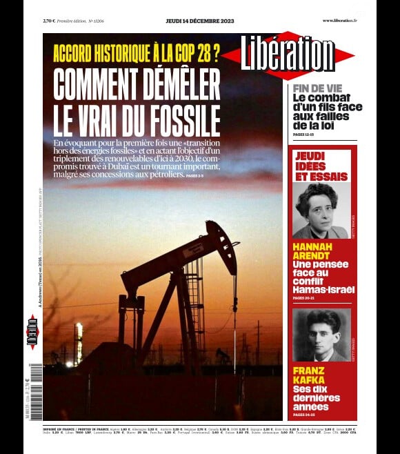 Libération, 14 décembre.