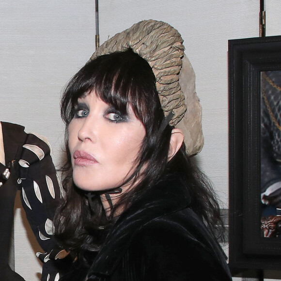 Isabelle Adjani - Vernissage de l'exposition Isabelle Adjani "Les reines de coeur en majesté", Galerie Pierre Passebon à Paris, France © Bertrand Rindoff / Bestimage