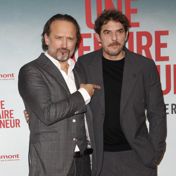 Vincent Perez, Damien Bonnard lors de l'avant-première du film "Une affaire d'honneur" au cinéma UGC Normandie à Paris le 11 décembre 2023. © Marc Ausset-Lacroix / Bestimage