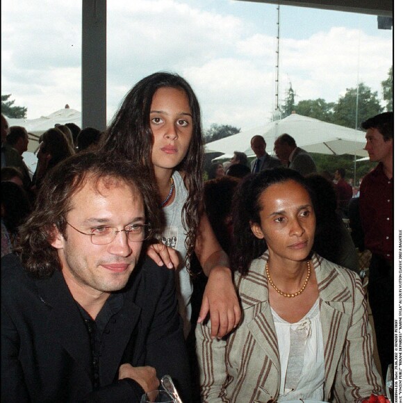 Vincent Perez, Roxane Depardieu et Karine Silla au Louis Vuitton Classic 2022 à Bagatelle.