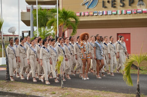 Les candidates a l'eélection Miss France 2024, Indira Ampiot, Miss France 2023 et Alicia Aylies, Miss France 2017.Voyage de préparation pour l'élection de Miss France 2024 en Guyane du 19 au 28 novembre dont l'élection se deroulera le 16 decembre en direct sur TF1. Cayenne, le 22 novembre 2023. CREDITS OBLIGATOIRES : Air Caraibes, Comite du tourisme de Guyane, Mercure Kourou Ariatel. © LAURENT VU / SIPA / TF1