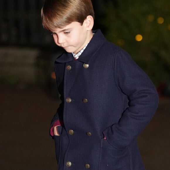 Le prince Louis de Galles - Traditionnel concert de Noël "Together At Christmas" à l'abbaye de Westminster à Londres le 8 décembre 2023. 