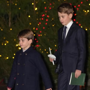 Le prince Louis de Galles, Le prince George de Galles - Traditionnel concert de Noël "Together At Christmas" à l'abbaye de Westminster à Londres le 8 décembre 2023. 