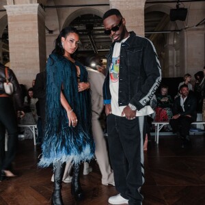 Exclusif - Demdem et Dadju au Front Row du défilé Koché Collection Femme Prêt-à-porter Printemps/Eté 2023 lors de la Fashion Week de Paris, France, le 247 septembre 2022.