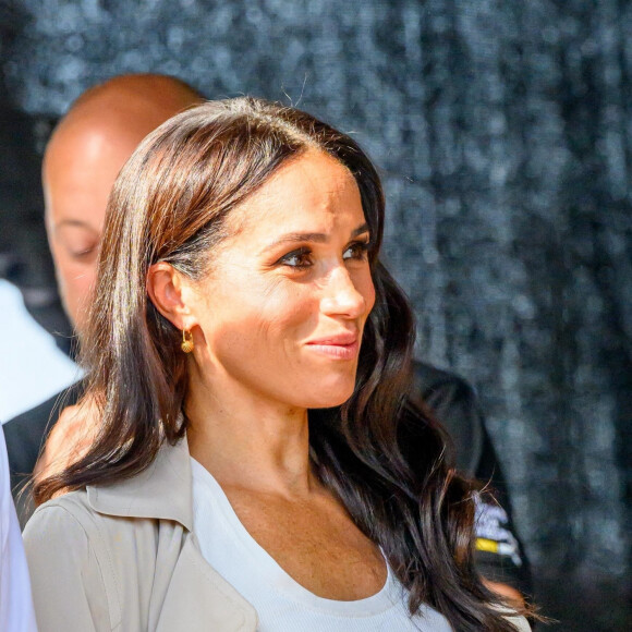 Meghan Markle, duchesse de Sussex aux Invictus Games 2023 à Dusseldorf pour une remise de prix le 16 septembre 2023. 